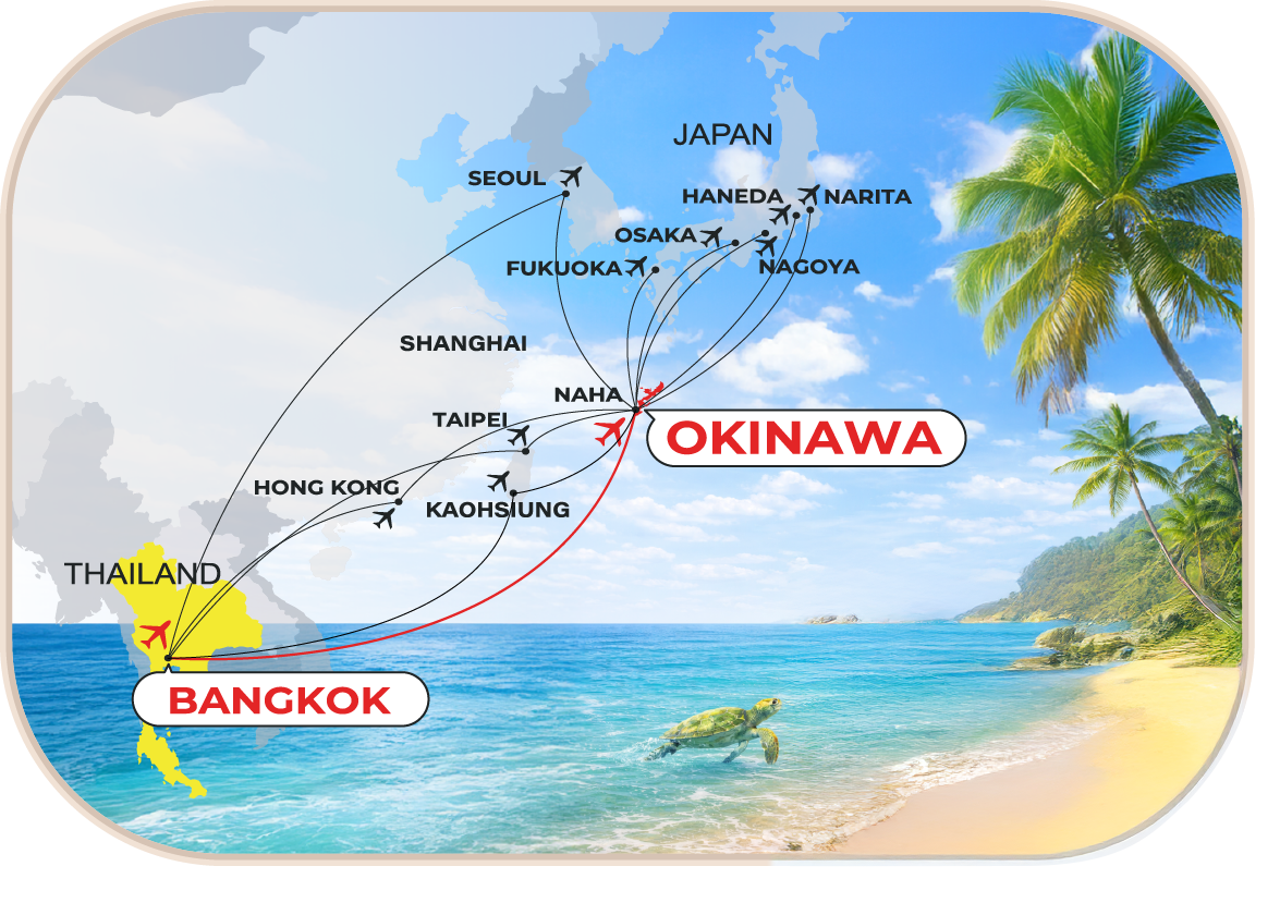 Fly to Okinawa